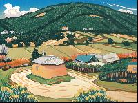 An Angie Coleman Woodcut