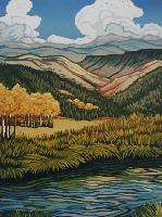 An Angie Coleman Woodcut