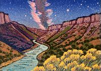 An Angie Coleman Woodcut